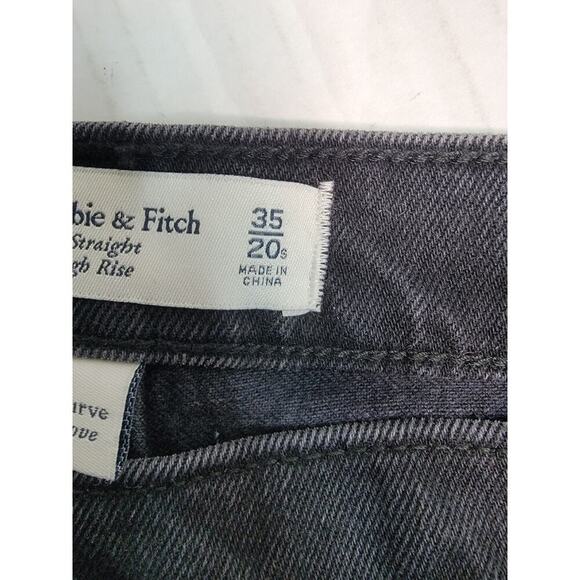 Abercrombie & Fitch Jeans Womens Plus 20S Curve Love 90s Straight High Rise - Picture 8 of 13